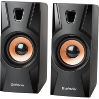 Компьютерная акустическая система Defender система Aurora S8 черный, 8 Вт, питание от USB [65408]