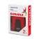 Внешний жесткий диск Portable HDD 2TB ADATA HD650 (Red), Silicone, USB 3.2 Gen1, 121x81x21mm, 201g /3 года/ [AHD650-2TU31-CRD]