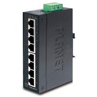 ISW-801T коммутатор для монтажа в DIN рейку/ IP30 Slim Type 8-Port Industrial Fast Ethernet Switch (-40 to 75 degree C)