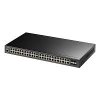 Коммутатор/48-Port Layer 2 Managed Gigabit PoE++ Switch with 4 10G SFP ports 720W