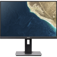 Монитор ACER B247Ybmiprx 23,8'', ZeroFrame, Black Matt, 85% PCR, 5% OBP, 16:9, IPS, 1920x1080, 4ms, 250cd, 120Hz, 1xVGA + 1xHDMI(1.4) + 1xDP(1.2) + SPK + Audio In/Out + USB3.2x4(1up 4down), Speakers 2Wx2, sync: FreeSync, hadj 165, Vesa:100x100