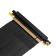 Кабель для корпуса Cable PCPCI-Express4.0 PCIE 3.0/PCIE 4.0 X16 Graphics Card Extension Cable 185mm (PCI-E3.0 BK) Black