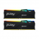 Память оперативная Kingston 16GB 6000MT/s DDR5 CL30 DIMM (Kit of 2) FURY Beast RGB EXPO