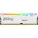 Память оперативная Kingston 16GB 6000MT/s DDR5 CL30 DIMM FURY Beast White RGB XMP