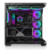 Корпус Raijintek ATREUS BT7, Midi-Tower, TG, 7x120mm ARGB, 2xUSB-A 3.0 + 1xUSB Type-C , E-ATX, ATX, mATX, mITX Black