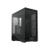 Корпус HSPD F711, Panoramic Full Tower, Black, TG, 0.7 SPCC, no fans ATX, mATX, mITX 190/420/280mm 2x2.5