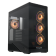 Корпус HSPD F711, Panoramic Full Tower, Black, TG, 0.7 SPCC, 4x120mm ARGB (FN027) ATX, mATX, mITX 190/420/280mm 2x2.5