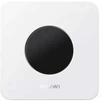 Компьютер Chuwi LarkBox X  Intel N-series N150(0.8Ghz)/12288Mb/512SSDGb/Int:Intel UHD Graphics/BT/WiFi/war 1y/0.4kg/Grey+White/Win11Home + USB2.0*2/USB3.2*2/Type-C*1/HDMI*1/DP*1/RJ45*2/WIFI6,BT5.2/bracket