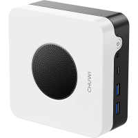 Компьютер Chuwi HeroBox  Intel N-series N100(0.8Ghz)/8192Mb/256SSDGb/Int:Intel UHD Graphics 600/BT/WiFi/war 1y/0.59kg/Black/Win11Home + USB2.0*2/USB3.0*2/Type-C*1/HDMI*1/VGA*1/RJ45*1/WIFI6,BT5.2/bracket