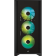 Корпус Corsair iCUE 4000X RGB, Midi-Tower, TG, 3x120mm RGB, 1xUSB-A 3.2, 1xUSB 3.2 Type-C, E-ATX, ATX, mATX, mITX Black