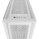 Корпус Corsair 5000D CORE Airflow, Midi-Tower, TG, no fan, 2xUSB-A 3.2, 1xUSB 3.2 Type-C, E-ATX, ATX, mATX, mITX White