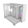 Корпус Corsair iCUE LINK 2500X RGB, Midi-Tower, TG, 2x120mm RGB, 2xUSB-A 3.2, 1xUSB 3.2 Type-C, mATX, mITX White
