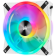 Кулер для корпуса Corsair iCUE QL140 RGB 140mm (140x140x25mm, 4-pin PWM, RGB, 50.2CFM, 26dBA, 1250RPM, White, 2pcs)