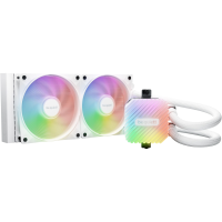 Водяное охлаждение для процессора be quiet! LIGHT LOOP 240mm white (250W, 240mm, White, ARGB/ Fans: 2x120mm, 61.8CFM, 34.9dBA, 2100RPM/ Pump 2900RPM, Rad thickness 27mm/ S: 1851, 1700, 1200, 115X, AM5, AM4)