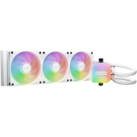 Водяное охлаждение для процессора be quiet! LIGHT LOOP 360mm white (250W, 360mm, White, ARGB/ Fans: 3x120mm, 61.8CFM, 36.8dBA, 2100RPM/ Pump 2900RPM, Rad thickness 27mm/ S: 1851, 1700, 1200, 115X, AM5, AM4)
