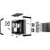 Корпус be quiet! LIGHT BASE 600 LX, Midi-Tower, TG, 4x120mm ARGB, 2xUSB-A 3.2, 1xUSB 3.2 Type-C, ATX, mATX, mITX Black