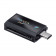 Твердотельный накопитель ADATA External SSD SC730, 1000GB, Type-C, Type-A, USB 3.2 Gen2, R/W 600/600 MB/s, 36.8x23.8x9.7mm, Black (5 лет)