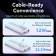 Power Bank Vention 10000mAh(Micro-USB/C/A/A) со встроенными кабелями 22.5W Чёрный с LED Дисплеем, шт. Power Bank Vention 10000mAh(Micro-USB/C/A/A) со встроенными кабелями 22.5W Чёрный с LED Дисплеем, шт.