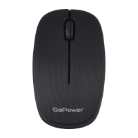 Мышь беспроводная GoPower GPM02 классическая USB черный (1/100)