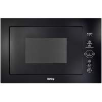 Встраиваемая микроволновая печь/ 38.8х59.4х37.4 см, 25 л, 900 Вт, гриль: 1000 Вт, сенсорное управление, LED дисплей, 8 автопрограмм, черное стекло