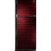 Холодильник Sharp/ Холодильник. 185 см. No Frost. A+ Красное стекло