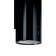 Настенная цилиндрическая вытяжка JET AIR PIPE BL/A/43-PRF0099229A режимы: Рециркуляция;Отвод; 43х43х88.6см; , Чёрный