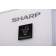 Холодильник Sharp Side by Side, класс энергопотребления A++, объем 60.5л, Высота: 183см, Белый