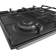 Газовая встриваемая варочная панель GORENJE GW641EXB Независимая, Цвет: Чёрный, 60х51х13см; Тип управления: Поворотное, конфорок - 4шт, С Электроподжигом;