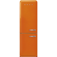Холодильник SMEG FAB32LOR5  Отдельностоящий, стиль 50-х годов, 60 см, оранжевый, No-frost, петли слева