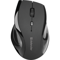 Беспроводная оптическая мышь Defender  Accura MM-295 черный, 6 кнопок, 800-1600 dpi