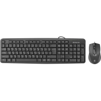 Набор клавиатура+мышь Defender проводной набор Dakota C-270 RU,черный [45270]