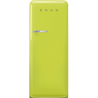 Холодильник SMEG Отдельностоящий однодверный холодильник, стиль 50-х годов, 60 см, цвет лайма, петли справа