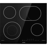 Электрическая встриваемая варочная  панель GORENJE ECT643SYB Независимая, Цвет: Чёрный, 59.5х51х5.4см; Тип управления: Сенсорное, конфорок - 4шт.