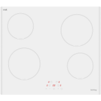 Электрическая встриваемая варочная панель HK 60003 BW Независимая, Цвет: Белый;Белый, 59х52х5см; Тип управления: Сенсорное, конфорок - 4шт.