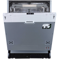 Встраиваемая ПММ EVELUX/ Встраиваемая посудомоечная машина полноразмерная, 60 см, выдвижной лоток для столовых приборов, 8 программ, 14 комплектов, 60 см, дисплей, таймер 1-24, А++АА, 47 дб уровень шума, регулировка корзины по высоте Easy Lift, половинная