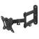 Кронштейн ONKRON/10-32'' макс 100*100 мм, 2 колена, наклон -+ 8 градусов , поворот: 180 градусов , от стены 65-408 мм, макс вес 25кг, черный
