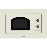 Встраиваемая микроволновая печь/ Встраиваемая микроволновая печь с грилем, серия Retro, дизайн Calabria, механическое управление, объем печи: 20 л, функция гриля, таймер, функции разморозки, комбинированные режимы СВЧ + Гриль,  камера из нержавеющей стали