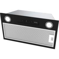 Встраиваемая вытяжка/ 60 см, 3 режима, 800 м3/ч, черный цвет