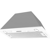 Встраиваемая вытяжка Kuppersberg/ ширина 70 см, отвод/рециркуляция, 1300 м3.ч, белый/нержавеющая сталь