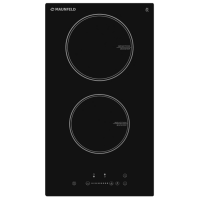 Встраиваемая варочная панель/ Встраиваемая варочная панель CVI292STBK Индукционная, 30 см, 2 конфорки, слайдерное управление, черный цвет