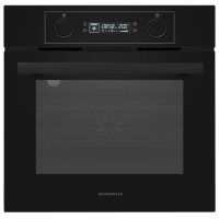 Шкаф духовой электрический MAUNFELD/ 59.5х59х52.5 см, 6 режимов, таймер, гриль, утапливаемые переключатели, 3 стекла, переключатели черные, черный