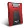 Жесткий диск внешний Portable HDD 1TB ADATA HD650 (Red), Silicone, USB 3.2 Gen1, 121x81x21mm, 201g /3 года/ [AHD650-1TU31-CRD]