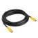Кабель Greenconnect 5.0m HDMI версия 1.4, черный, желтые коннекторы, OD7.3mm, 30/30 AWG, позолоченные контакты, Ethernet 10.2 Гбит/с, 3D, 4K GCR-HM340-5.0m, экран [GCR-HM340-5.0m]