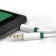 Кабель Greenconnect аудио 1.5m jack 3,5mm/jack 3,5mm белый, зеленая окантовка, ультрагибкий, 28 AWG, M/M, Premium GCR-AVC1662-1.5m, экран, стерео [GCR-AVC1662-1.5m]