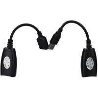 Адаптер-удлинитель / Адаптер-удлинитель USB-AMAF/RJ45, по витой паре до 45m , VCOM <CU824>