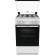 Комбинированная плита Gorenje GK5A21WH объем духовки 68 л, механическое управление, электроподжиг, рельефные направляющие, 2 стекла+термослой, энергоэффективность А, цвет белый