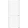 Холодильник Liebherr CUe 2331-26 001 137.2x55x63, объем камер 156/53 л, нижняя морозильная камера, белый