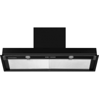 Встраиваемая вытяжка Kuppersberg/ Встраиваемая вытяжка KUPPERSBERG, 90 см, таймер, дисплей, производительность 850 м3/ч, 5 скоростей, турбо режим, механическое кнопочное управление, дисплей, уровень шума 42дБ, High-Tech, LED освещение, цвет черный