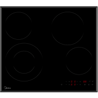 Электрическая варочная поверхность HiLight Midea/ Электрическая варочная поверхность HiLight Midea MCH64407F MDK/Электрическая варочная поверхность Hi-Light, ширина 60 см, 4 зоны нагрева HILIGH