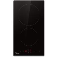 Электрическая варочная поверхность Midea/ Электрическая варочная поверхность Midea MCH32107  30 см, 2 зоны нагрева Hi-Light, сенсорное управление, 9 уровней мощности, таймер, индикация остаточного тепла,защита от детей, цвет черный